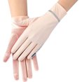 thumbnail image 1 of HSHDLDF Gants d'Été anti-UV pour Femmes, Gants de Cyclisme pour Filles avec Protection UV, Gants de Conduite à Écran Tactile, Gants Antidérapants à Rabat pour le Bout des Doigts, 1 of 5