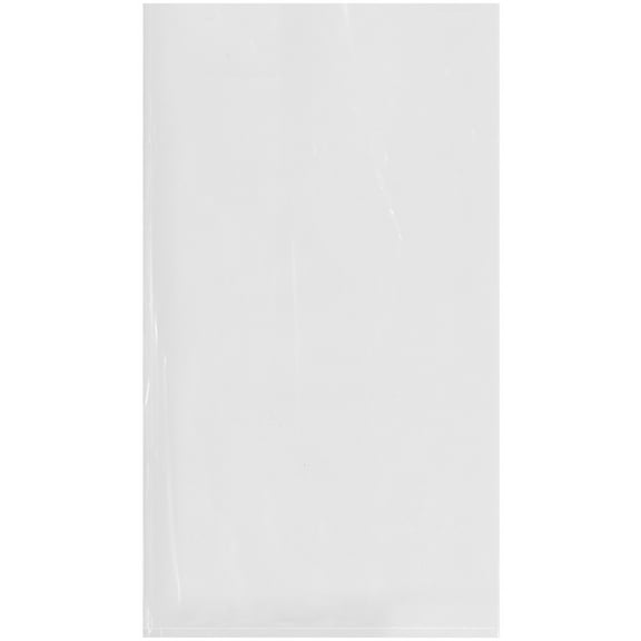 Plymor 9" x 16" (Case of 1,000), 1.25 Mil Flat Open Clear Plastic Poly Bags