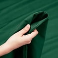 thumbnail image 4 of Extra Deep Pocket Fitted Sheet Elastic Corner Straps Fitted Sheets 18" - 21" King Size Hunter Green Color, 4 of 7