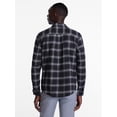 thumbnail image 3 of George Men's and Big Men's Slub Cotton Shirt with Long Sleeves, Sizes S-3XL, 3 of 5