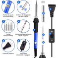 thumbnail image 2 of Kit soldadura electrónica,kit soldador temperatura ajustable, 2 of 9