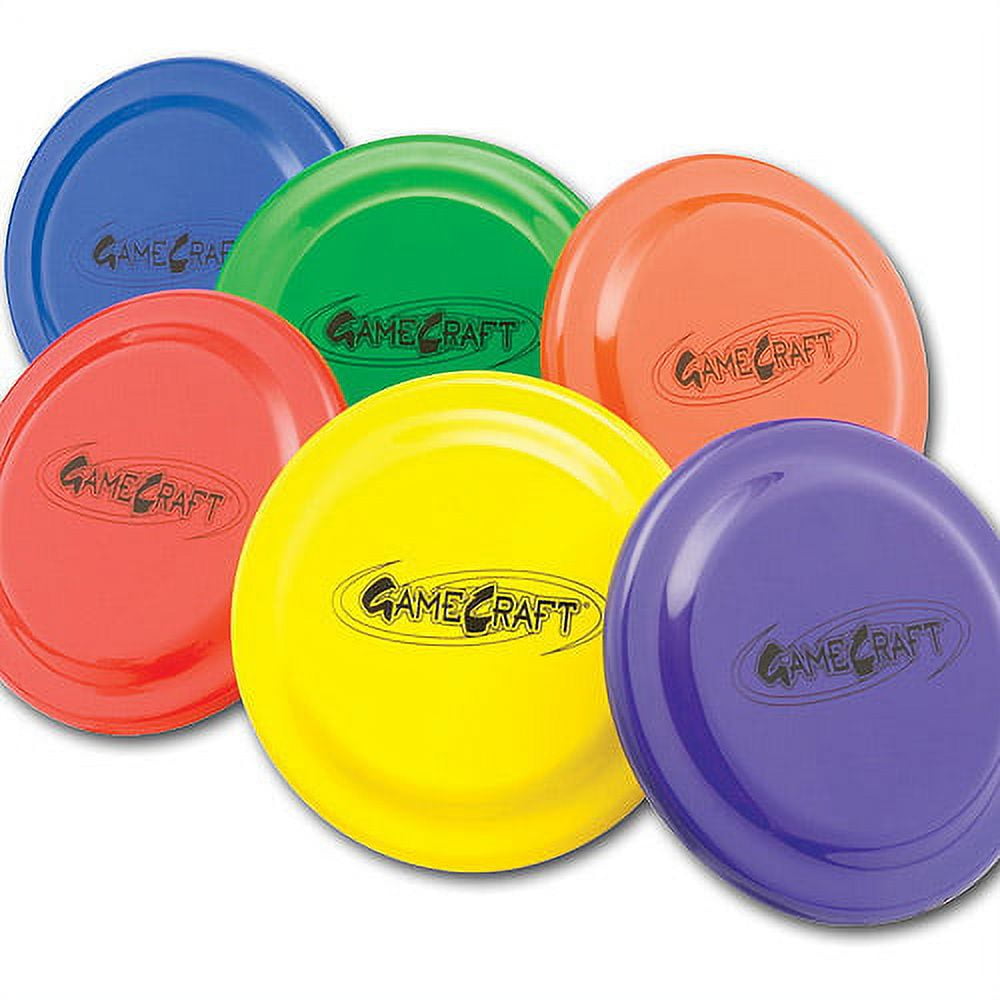 GameCraft® 9 in. Plastic Flying Discs (6-Pack)