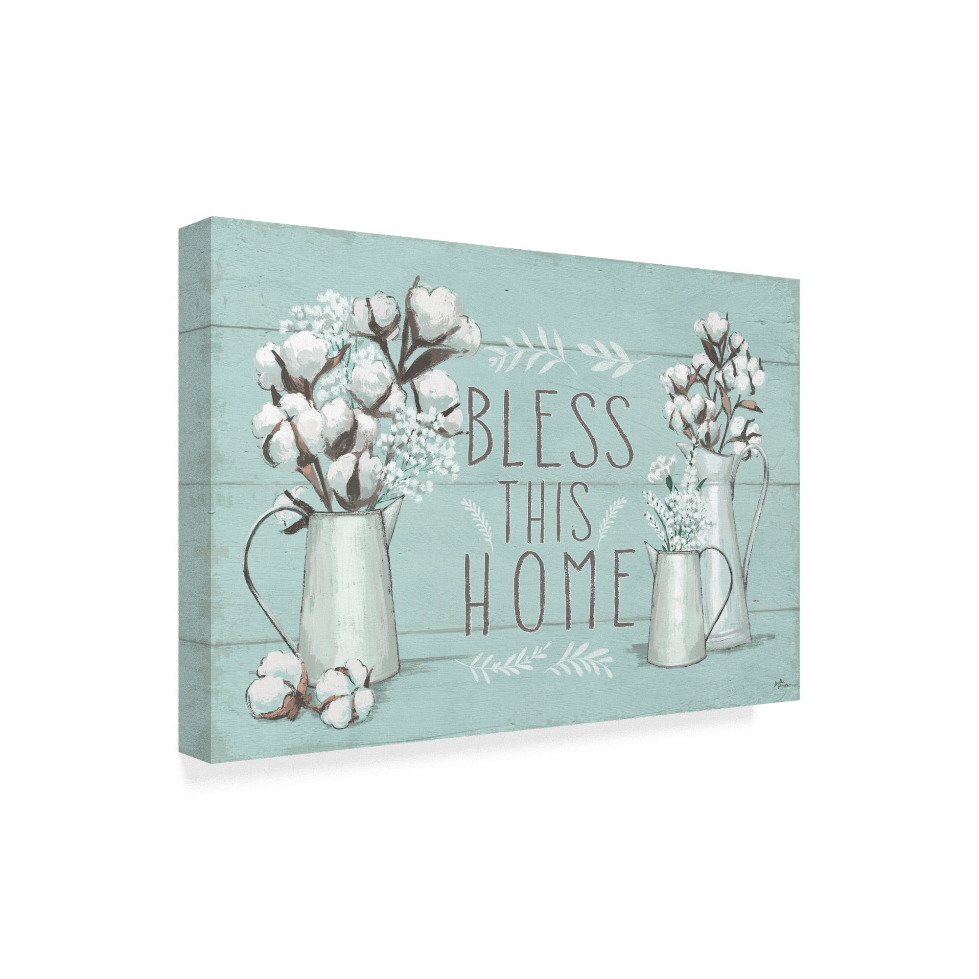 Trademark Fine Art 'Blessed I Mint' Canvas Art by Janelle Penner