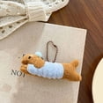 thumbnail image 3 of Elegant Dachshund Plush Keychains Soft Dog Pendants for Women and Men Bag and Decoration Student Keyring, 3 of 13