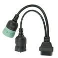 thumbnail image 4 of OBD2 Y Splitter Scanner Cable, OBDII 6Pin 9Pin Cable Easy To Use Long Service Life Oxidation Resistance  For Car, 4 of 8