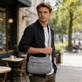 thumbnail image 6 of Btomtd Casual Crossbody Bags for Women, Multi-Compartment Leisure Shoulder Bag, Large Capacity Lightweight Handbag and Purse, Gray, 6 of 6