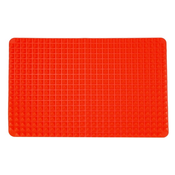 Uxcell Silicone Dish Drying Mat, 15.4" x 10.8" Extra Large Silicone Trivet for Dishes Hot Pots and Pans Heat Resistant Non-slip Dish Drying Pad for Kitchen Counter, Red