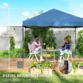 thumbnail image 7 of 135.8" L x 118.1" W Pop Up Canopy Tent, 1-Min Setup, UPF30+ Waterproof 210D Oxford, Foldable Portable with Carry Bag,Dark Blue, 7 of 7
