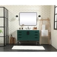 thumbnail image 6 of Elegant Decor Eugene 48" Aluminum Iron MDF Single Bathroom Vanity in Green, 6 of 8