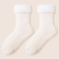thumbnail image 2 of Ticikt Women Fuzzy Mid Calf Socks, Plush Non Thermal Cozy Winter Home Sleeping Floor Socks, 2 of 8
