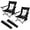 Black Chairs, variant on Folding Beach Chair Set of 2, Foldable Black Camping Chairs for Outside, Low Beach Chair Portable for Adults Fishing, Picnic, Outdoor BBQ, Travel, Sports, Cup Holder & Storage Bag