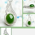 thumbnail image 4 of Birthstone Necklace for Women 925 Sterling Silver Phoenix Charm Necklace Birthday Anniversary Valentines Day Fine Jewelry Gifts for Her, Adjustable Chain, 4 of 7