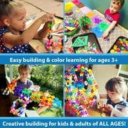 VIAHART Brain Flakes 500 Piece Interlocking Plastic Disc Set | A Creative and Educational Alternative to Building Blocks | Tested for Childrens Safety | A Great STEM Toy for Both Boys and Girls!
