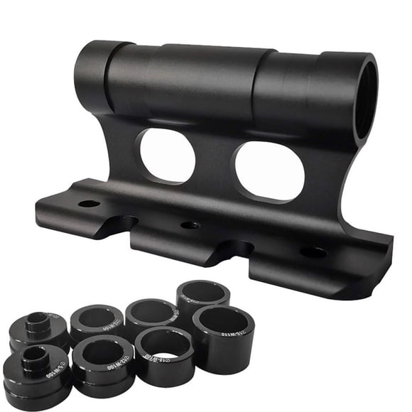 GLFILL Bracket Bike Fork Mount Quick Release Road Bike Thru Axle Carriers 110 * 58 * 38mm Aluminum Alloy Front Fork Rack Black
