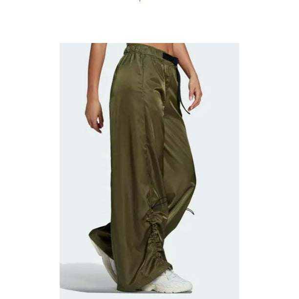 945 Resonate konsensus Adidas Women's Wide-Leg Satin Pants, Focus Olive, X-Small - Walmart.com
