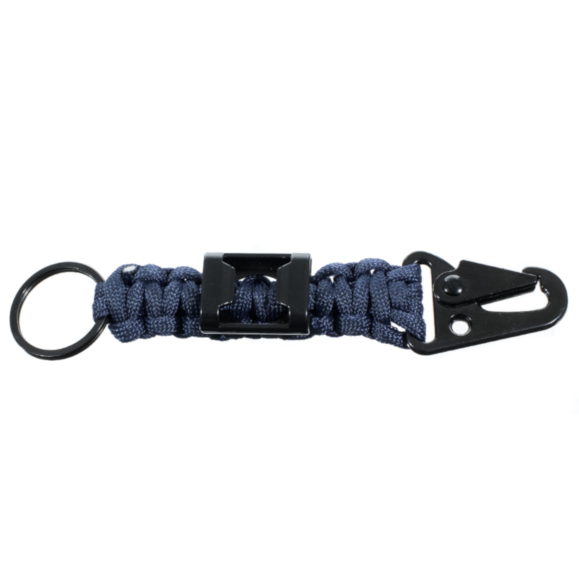 Utility Series Utility Tactical Carabiner with Paracord, Black and Tan 