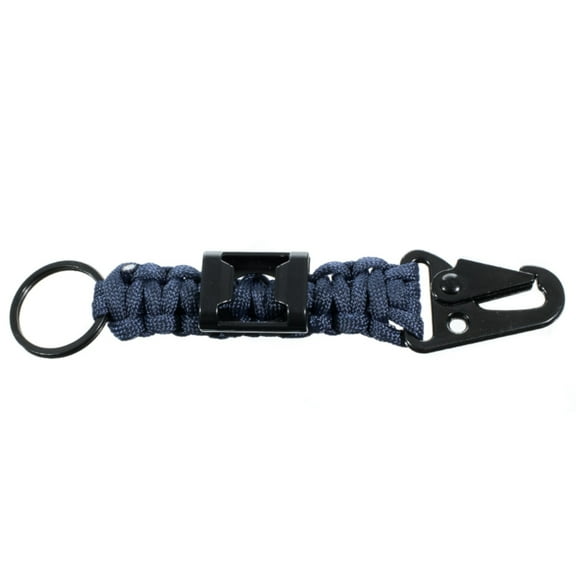 West Coast Paracord 550 Paracord Rope Keychain with Carabiner and Bottle Opener - Multiple Colors for Outdoor Use
