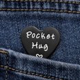 thumbnail image 3 of Tarjeta de felicitación MIXJOY Pocket Hug Token Black Thinking of You, 3 of 7