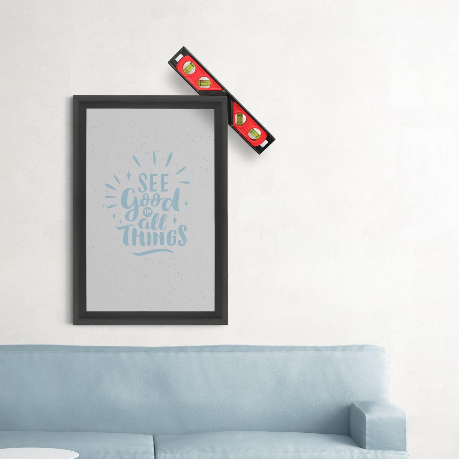 Swiss Tech Niveau torpille 9 po Niveau de cadre photo