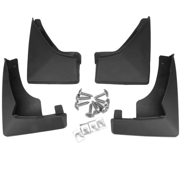 AUTOPA 19170630 Front & Rear Mud Flaps Splash Guard Kit for Cadillac SRX 10-16