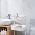 thumbnail image 3 of Laundry Basket Multilayer Removable Bathroom Trolley Storage Basket with Wheels, 3 of 8