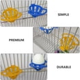 thumbnail image 5 of 2pcs Creative Bird Feeder Bird Cage Accessory for Parrot (Random Color), 5 of 5