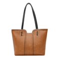 thumbnail image 1 of Bolso Montana West MWC-118BR para mujer en piel vegana marrón, 1 of 6