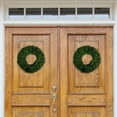 thumbnail image 5 of Boxwood Wreath Artificial Wreath for the Front Door by Pure Garden Home Decor UV Resistan, 5 of 8