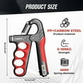 thumbnail image 5 of Hand Gripper Strengthener, Hand Squeezer Adjustable Resistance, Grip Strengthener Forearm Strengthener, Hand Exerciser for Muscle Building and Injury Recover, Forearm Strengthener, 5 of 8