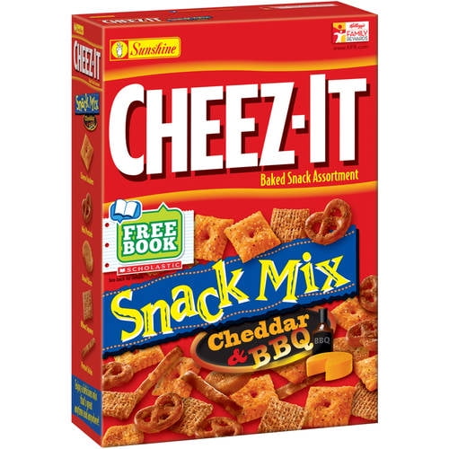 CheezIt Cheddar & BBQ Assortment Snack Mix, 10.5 Oz.