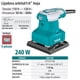 thumbnail image 2 of Lijadora Orbital Industrial, Total, 1/4, 240 W. azul, 2 of 2