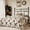 Black, variant on Amolife Queen Size Metal Platform Bed Frame with Vintage Headboard, Under Bed Storage, No Box Spring Needed, Easy Assembly, White