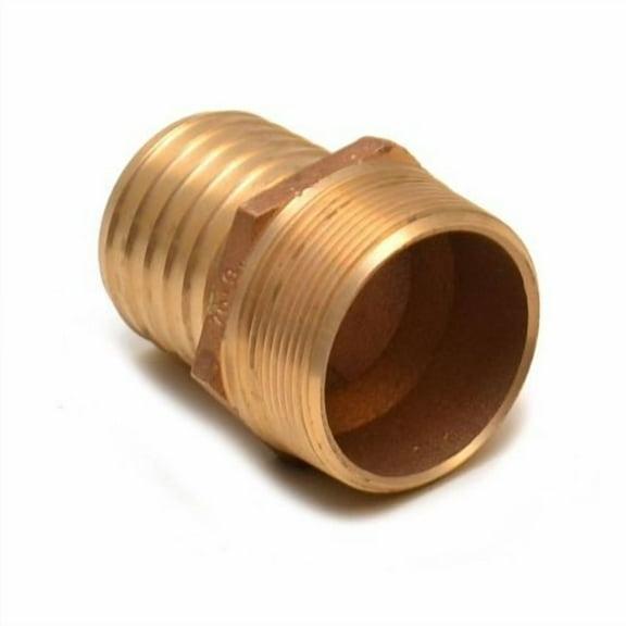 Perko Boat Adapter Fitting 76-9-PLB | Bronze 2 3/8 Inch Pipe to Hose
