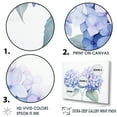 thumbnail image 3 of Designart "Farmhouse Still Life With Blue Hydrangea II" Hydrangea Floater Framed Wall Decor, 3 of 5
