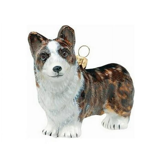 Cardigan Welsh Corgi Dog Polish Blown Glass Polish Christmas Ornament Decoration