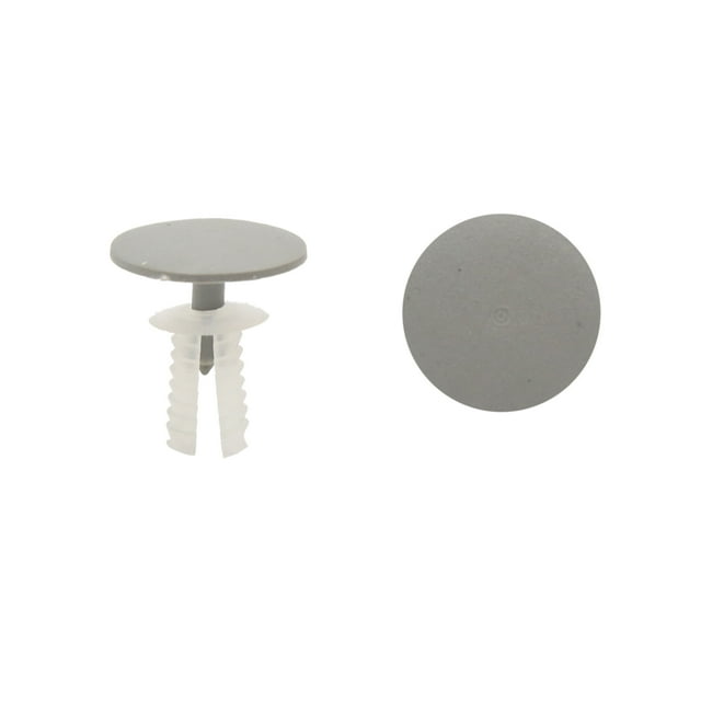 20Pzas Grapas de Tornillos de Moldeo 8mm Blanco Gris Remache de Retención de Plástico Sello Burlete