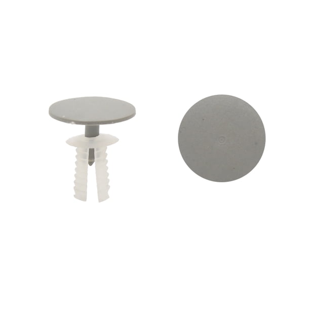 20Pzas Grapas de Tornillos de Moldeo 8mm Blanco Gris Remache de Retención de Plástico Sello Burlete