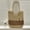 Beige, variant on Straw Beach Bag Summer Woven Shopper Tote Tassel Large Capacity Shoulder Bag for Women Rattan Purses and Handbag Hobo Bag Raffia