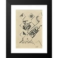 thumbnail image 2 of Johannes Theodore Baargeld 14x18 Black Modern Framed Museum Art Print Titled - A Woman (1920), 2 of 5