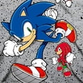 thumbnail image 2 of SEGA Boys Sonic The Hedgehog Shirt, The Hedgehog Trio Graphic T-shirt Grey - S, 2 of 7