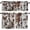 Cow Print-1, variant on Leopard Print Valance Curtain Red Black Cheetah Buffalo Plaid Wild Animal Skin Rod Pocket Valance Window Treatments Short Curtains for Kitchen Farmhouse Living Room 54x18 Inch + 27x36 Inch X 2