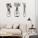 thumbnail image 4 of Flower Wall Decor Floral Wall Art Flower in Vase Wall Decoration, 4 of 5