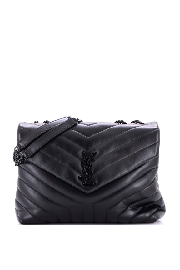 Pre-Owned Loulou Shoulder Bag Matelasse Chevron Leather Medium By Rebag