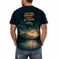 thumbnail image 4 of Funny Fishing T Shirt for Men Dad Graphic Fisherman Tee I Don't Need Therapy Go Fishing Shirt Gift, 4 of 7