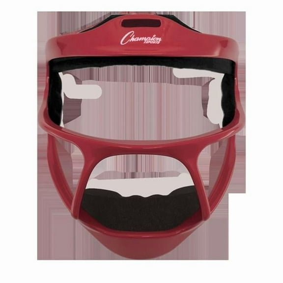6.75 x 7.5 in. Youth Magnesium Softball Facemask , Red