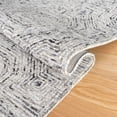 thumbnail image 6 of SAFAVIEH Aspen Linton Geometric Wool Area Rug, Grey/Beige, 5' x 8', 6 of 6