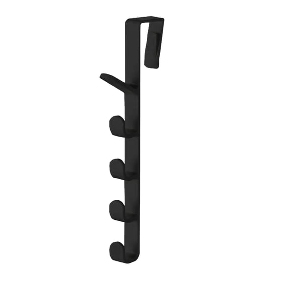Over The Door Hanger Storage Rack for Organizing Clothes and Accessories with Secure Hooks