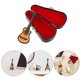 thumbnail image 4 of 1 juego de modelos de guitarra eléctrica en miniatura, estatua de guitarra, Mini instrumentos musicales, 4 of 5