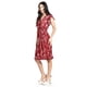thumbnail image 2 of Vestido estampado flores Roman Fashion /Juvenil, 8867-13 (Vino flores) vino EG, 2 of 5