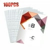 100Pcs Sheet Protector, EEEkit Non-Glare Document Protector Sleeves, Top Loading Paper Protector for 3 Ring Binder